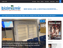 Tablet Screenshot of bizimizmir.net